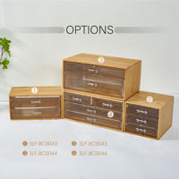 Organisateur de bureau Rangement pour bureau à domicile Mini organisateur de maquillage à 3 niveaux avec tiroirs
