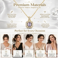 Colliers personnalisables élégants en acier inoxydable 316L plaqué or PVD 18K, durables, hypoallergéniques, avec zircone cubique 5A, anti-ternissement