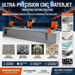Machine de découpe à eau CNC 5 axes compacte pour marbre, prix usine, 29 % de réduction - Product Image 1