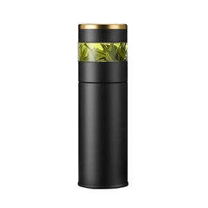 Thermos en acier inoxydable MHD 316, design droit, pour homme, cadeau d'affaires, logo personnalisé, séparation eau-thé - Product Image 1