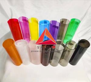 Jinshi résistant aux UV ignifuge 0.5mm 650gsm PVC Film transparent pour fenêtre de toit de tente - Product Image 4