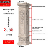 Moule de colonne romaine pour villa, façonnage précis, haute résistance à la pression, rehausse la beauté