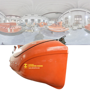 เรือชูชีพแบบฟรีฟอลล์ที่ทำจากไฟเบอร์กลาสที่ได้รับการรับรองมาตรฐาน CCS BV MED IRS KR พร้อมระบบปิดทึบ - Product Image 6