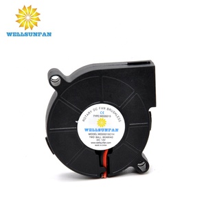 WELLSUNFAN OEM Ball 4Pin 12v Small Blower <strong>Fan</strong> WD05015 <strong>Computer</strong> Case Air Circulation Ventilation Safety Plastic Mesh <strong>Grill</strong> - Product Image 3