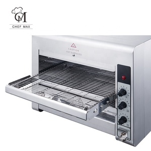 Trasportatore commerciale elettrico <span class=keywords><strong>ove</strong></span> della pizza del ristorante dell'attrezzatura del forno del forno di cottura del controsoffitto delle macchine su ordinazione dell'acciaio inossidabile 3500W - Product Image 3