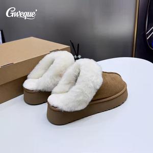 Vendita all'Ingrosso di Nuovi Stivali <span class=keywords><strong>da</strong></span> <span class=keywords><strong>Neve</strong></span> Ugs Disquette per <span class=keywords><strong>Donna</strong></span>, Scarpe Invernali alla Moda con Suola Spessa, <span class=keywords><strong>Calzature</strong></span> Casual <span class=keywords><strong>da</strong></span> Esterno in Camoscio Caldo - Product Image 3