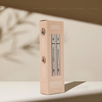 Ensemble enduit de logo personnalisé 3 kits paquet d'expédition cadeau emballage cosmétique boîte de brillant à lèvres