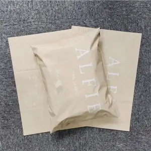 Custom Wit Poly Mailer Mailing Tassen Waterdichte Envelop Zelfklevende Eco Vriendelijke Biologisch Afbreekbare Postzak