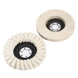 Disco de Lana para Pulir de 5 Pulgadas (130 mm), Disco de Corte de Lana para Pulir, Encerar y Eliminar Arañazos del Automóvil - Product Image 1