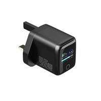 Nuevo Cargador GaN Mini de 20V 2.25A USB C PD 45W con Pantalla Inteligente AI, Adaptador de Viaje de Alta Calidad para Teléfono 17 16 15