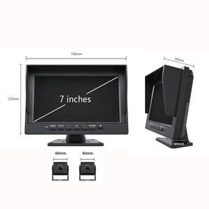 Xe <span class=keywords><strong>DVR</strong></span> Ghi an toàn đường bảo vệ máy ảnh cho xe mini Recorder 10.1 inch điều khiển bằng giọng nói bốn kênh hệ thống giám sát - Product Image 3