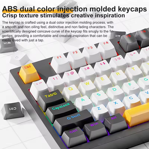 Clavier mécanique ZA68 personnalisé 60 %, échange à chaud, rétroéclairage RGB, sans fil, Teclado Mecanic, clavier mécanique pour jeux - Product Image 3