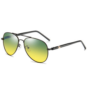 Stainless Steel Classic Wholesale Custom logo <strong>Day</strong> <strong>Night</strong> <strong>Glasses</strong> Sunglasses <strong>Night</strong> Vision <strong>Glasses</strong> for Driving - Product Image 6