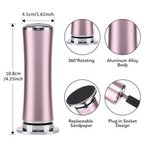Meilleure Vente en France : Ponceuse Électrique pour Pieds avec 60 Lames de Remplacement – Éliminateur de Callosités Électrique pour Pieds - Product Image 1