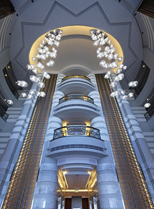 <span class=keywords><strong>Lustre</strong></span> aérien de style soucoupe volante Villa Cage d'escalier Hôtel Centre commercial Lobby Décoration de plafond créative <span class=keywords><strong>lustre</strong></span> en verre - Product Image 6