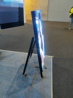 Écran LED portable P2.5 KT Rack avec contrôle sans fil par application et roues universelles