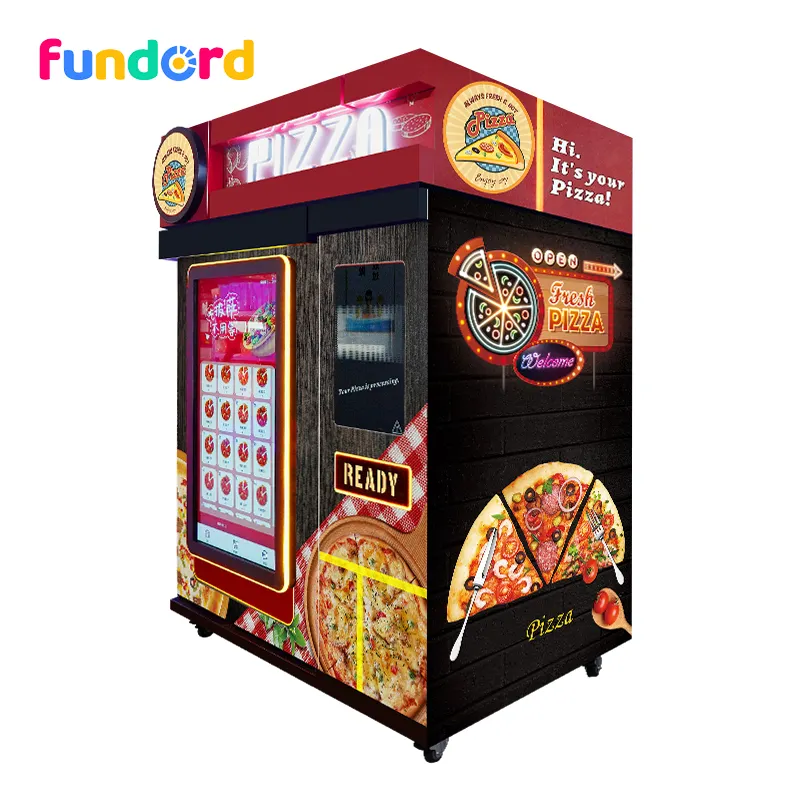 آلة بيع البيتزا أوتوماتيكية بالكامل جديدة من Fundord