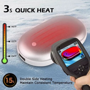 Calentadores de mano reutilizables recargables, Banco de energía, calentador de manos de 5200mAh, calentadores de manos de bolsillo, cargador de batería portátil <span class=keywords><strong>para</strong></span> hombres y mujeres - Product Image 5