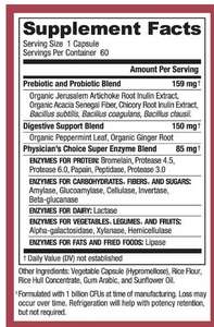 Compresse di prebiotici e probiotici biologici Private Label enzimi digestivi capsule integratore per la personalizzazione della fabbrica di salute intestinale - Product Image 2