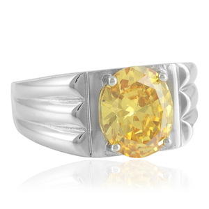 European American Style <b>Titanium</b> Steel <b>Ring</b> Green Gemstone Prong Setting Women's Fashion Jewelry 210174 - Product Image 4
