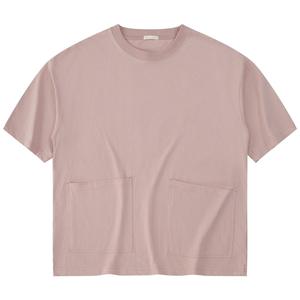 Camiseta personalizable con bolsillo liso, camiseta informal unisex con serigrafía de algodón pesado/DTG - Product Image 1