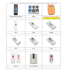 Penjualan langsung pabrik harga menguntungkan katalog produk Remote Control nirkabel Universal daya sedang