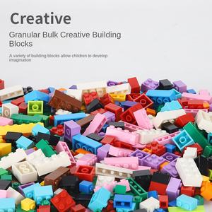 Vente en gros 500/1000Pcs Ensembles de Blocs de Construction Briques de Construction en Plastique ABS Blocs d'Assemblage Jouets Cadeau pour Enfants Jouets pour Enfants - Product Image 2
