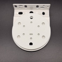 Pièces en plastique de moteur d'adaptateur de support de 45mm pour des rails de poteaux de rideau et la bride de moteur d'accessoires