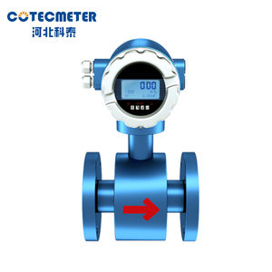 Oem cina fabbrica Dn50 4-20ma Rs485 Pulse Output batteria misuratori di portata elettromagnetici misuratori di portata per tubo di grande diametro - Product Image 1