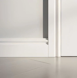 加热内部型材隐藏橱柜地板中国照明木材殖民墙橡木无国界医生踢脚板中密度纤维板Gesso齐平 - Product Image 4