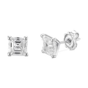 Brilliant Premium Diamond <b>Stud</b> Earrings 925 <b>Sterling</b> <b>Silver</b> Luxury Designer Fine Jewelry Stylish Fashion Accessories for Women - Product Image 1
