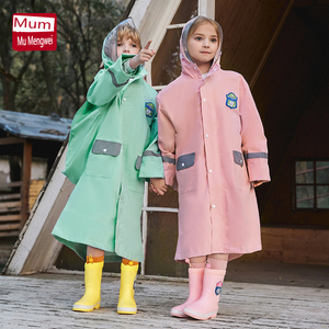 Nouveau style <span class=keywords><strong>imperméable</strong></span> intégral pour enfants avec sac à dos intégré, idéal pour les enfants d'âge moyen et plus âgés - Product Image 1