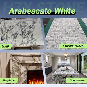 HZX натуральный арабескато мрамор мателрия Кухонная Столешница плита Роскошная итальянская арабескато нормальный дорогой белый мрамор - Product Image 4