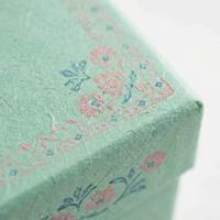 Caja de Regalo Rígida con Diseño Floral Impreso Personalizado, con Lazo de Cinta de Seda, Caja de Embalaje de Cartón de Lujo para Regalos de Boda y Cosméticos