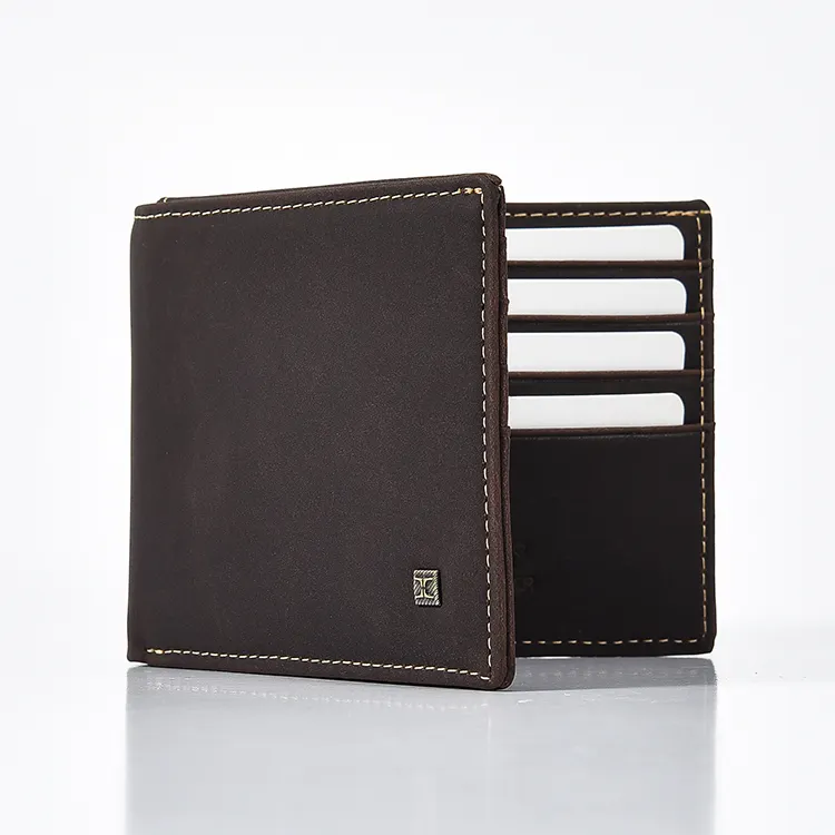Fabbrica OEM/ODM nuovo portafoglio sottile in pelle con blocco Rfid Wallett Pu sottile