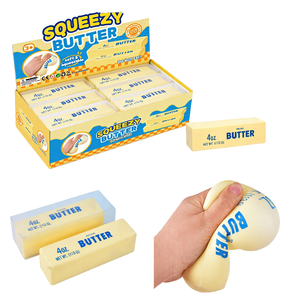 Juguetes Blandos Antiestrés de Mantequilla en Barra QY Promocionales, Lindos y Suaves de TPR, 4 oz, Regalos para Fiestas - Product Image 1