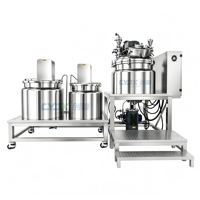 Cuve mélangeuse agitateur thermique CYJX pour la fabrication de lotions, machine de mélange cosmétique, cuve de conditionnement capillaire 250L, homogénéisateur émulsifiant sous vide