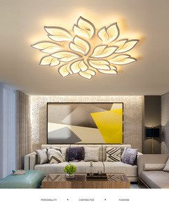 Tiết Kiệm Năng Lượng Thời Trang Trang Trí Ánh Sáng Hoa Chiếu Sáng Flush Núi Thông Minh Hiện Đại Phòng Khách Phòng Ngủ Chiếu Sáng <span class=keywords><strong>LED</strong></span> Đèn Trần - Product Image 5