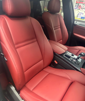 Ensemble complet de housses de siège en cuir Nappa de luxe personnalisées, adaptées aux modèles BMW Série 3, Série 7, X1, X2, X3, X6, Série 1