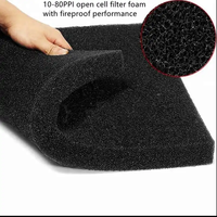 Filtre en mousse de Filtration mécanique, 20ppi, 30ppi, média personnalisé, vente en gros, taille coupée, filtre en mousse, éponge en mousse de polyuréthane