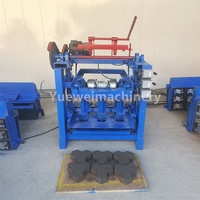Máquina de bloques de cemento con vibración eléctrica, máquina de fabricación de baldosas de pavimento coloridas, delantal de estacionamiento, adoquines de suelo, máquina productora