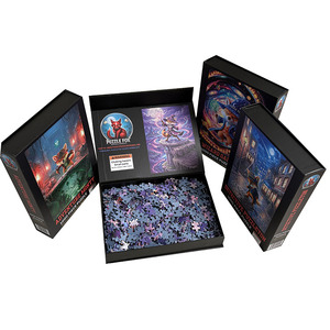 Puzzle de haute qualité de 1000 pièces sur planche bleue - Product Image 5