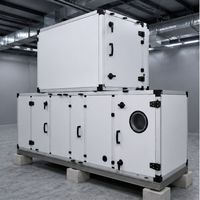 Equipo de Manejo de Aire Modular Comercial de Doble Planta con Ventana de Inspección Circular para Plantas Industriales