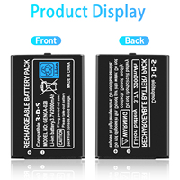 Batterie de remplacement rechargeable haute capacité 3,6 V 2000 mAh pour batteries N 3DS 2000 mAh