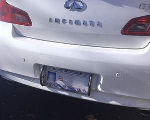 Fábrica personalizable último marco <span class=keywords><strong>de</strong></span> matrícula <span class=keywords><strong>de</strong></span> acero puro protección anticolisión personalización posible - Product Image 1