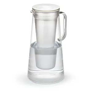 Jarra de filtro de agua para el hogar, 10 tazas, sin BPA, diseñada para protección diaria contra bacterias, parásitos, microplásticos, plomo y mercurio