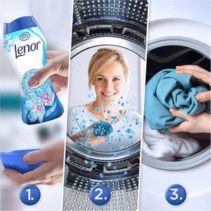 Perlas Aromatizantes para Lavadora <span class=keywords><strong>Lenor</strong></span> In-Wash, para Ropa, 42 Lavados (570g), Aroma Spring Awakening - Product Image 4