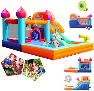 Không Gian Phi Hành Gia Chủ Đề Air Blowing Fun City Inflatable <span class=keywords><strong>Castle</strong></span> Thuê Jumping <span class=keywords><strong>Castle</strong></span> Lâu Đài <span class=keywords><strong>Bouncy</strong></span> Với Sea Balls - Product Image 1