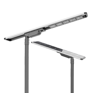Outdoor IP66 Solar <b>LED</b> Street <b>Light</b> All-in-One 40W 50W 100W <b>Motion</b> <b>Sensor</b> & Timing Control - Product Image 1