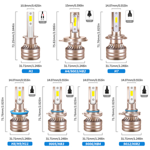 Super lumineux R6-DOB dernière conception voiture LED phares 6000K blanc H1 H4 H7 H11 9005 9006 9012 Super lumineux Auto LED ampoules - Product Image 6